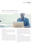 SRA Customized Web Portal | Secure Remote Access | SonicWALL