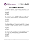 infusion: quiz 3 - Study with CLPNA
