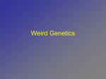 Weird Genetics PowerPoint - Science