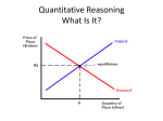 Quantitative Reasoning What Is It?