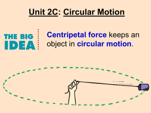 9.5 Centrifugal Force in a Rotating Reference Frame