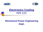 Electronics Cooling MEP 635