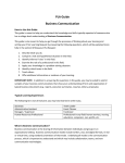 Business Communications ( 40kB)