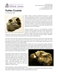 Pyrites Crystals - The Crystal Caves