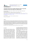 Aggregations of the invasive ctenophore Mnemiopsis leidyi in a