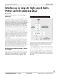 Interfacing op amps to high-speed DACs, Part 2: Current