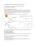 Bloodspatter Angle of Impact Calculations