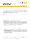 REACTIONS TO MEDICATIONS