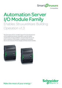 Automation Server I/O Module Family