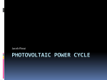 Photovoltaic Power Cycle - T