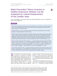 Right Precordial T-Wave Inversion in Healthy Endurance Athletes