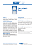 Pantothenic Acid - Pure Encapsulations