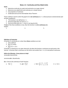 notes 1_4 continuity and one