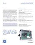 Data Sheet 85001-0584 -- Intelligent SuperDuct Duct Smoke Detector