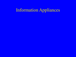 Information Appliances