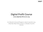 draft - Digital Profit Course