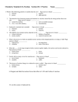 Chemistry Standard 2A-Nucleus Section 20.1