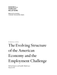The Evolving Structure of the American Economy and the