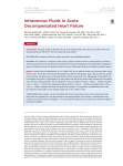 Intravenous Fluids in Acute Decompensated Heart Failure