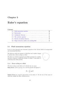Euler`s equation