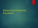 Balancing Equations PPT