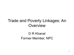 An Overview of Trade and Poverty Reduction