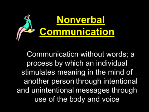 Nonverbal Notes Powerpoint