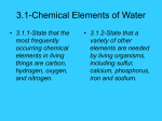 3.1-Chemical Elements of Water