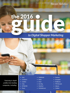 2016 Guide to Digital Shopper Marketing