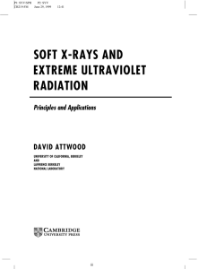 soft x-rays and extreme ultraviolet radiation - Assets