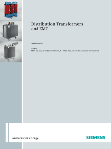 Distribution Transformers and EMC