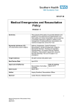 Medical Emergencies and Resuscitation Policy