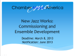 New Jazz Works: Commissioning and