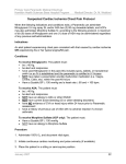 Suspected Cardiac Ischemia Chest Pain Protocol