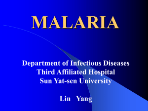 malaria - Sun Yat