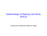 Epidemiology of Hearing Loss Study (EHLS)