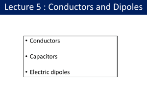 Conductors and Dipoles