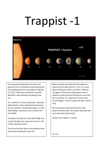 You may have heard about the seven new planets N.A.S.A.