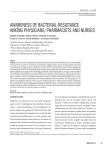 awareness of bacterial resistance among physicians, pharmacists