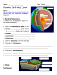 Dynamic Earth Webquest - www .alexandria .k12 .mn .us