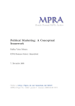 Political Marketing: A Conceptual framework