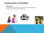 Toulmin model of argument
