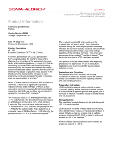 Chorionic gonadotropin (C8554) - Product - Sigma