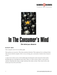In The Consumers Mind