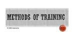 2014 methods of training help