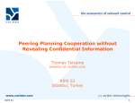 Peering Planning Cooperation without Revealing Confidential