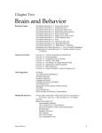 Chapter Two: Brain and Behavior