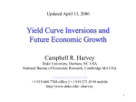 Yield Curve Inversions and Future Economic Growth.