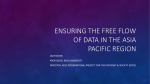 Promoting the Free Flow of Data in Asia