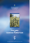 Food Safety Genetically Modified Foods